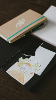 Aesthetic Stationery and Hand-Drawn Envelope Illustration Mobile Wallpaper