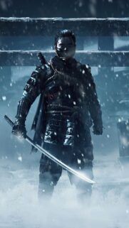 Jin Sakai Ghost of Tsushima 4K Gaming Wallpaper for Mobile – Bestwallpapers.net