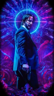 Keanu Reeves High-Quality Mobile Wallpaper – Cinematic Portrait 4K Background