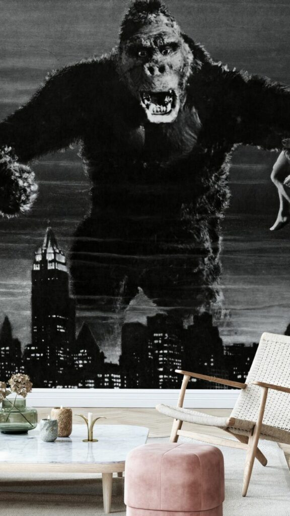 Epic King Kong Wallpaper: Powerful Cinematic Monster Art for Mobile – 4K High Quality