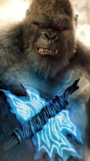 Epic King Kong Cinematic 4K Mobile Wallpaper – High Quality Monsterverse Background