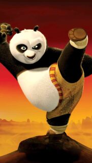 Kung Fu Panda 4K Wallpaper: Po in Action HD Mobile Background