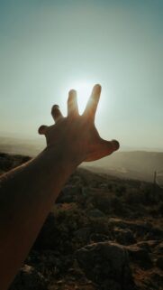 Reaching for Your Goals Manifestation Law of Attraction Aesthetic Wallpaper