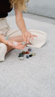 Healing Crystal Energy for Intentional Manifestation Aesthetic Wallpaper