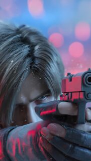 Leon Kennedy Resident Evil 4 Remake High Quality Gaming Mobile Wallpaper