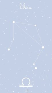 Libra Constellation and Zodiac Sign Aesthetic Aesthetic Phone Wallpaper