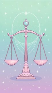 Libra Zodiac Sign Aesthetic Scales Balance Horoscope Wallpaper
