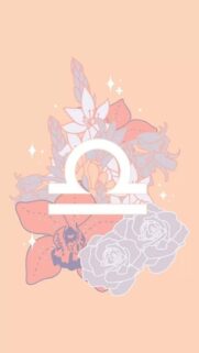 Aesthetic Libra Zodiac Sign Balance and Harmony Phone Wallpaper