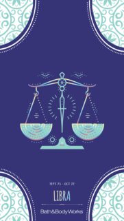 Aesthetic Libra Zodiac Constellation and Scales Spiritual Art Wallpaper