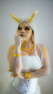 Libra Zodiac Aesthetic Gold Goddess Spiritual Horoscope Wallpaper