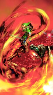 Legendary Link Breath of the Wild 4K Gaming Wallpaper for Mobile