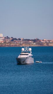 Luxury Yacht Manifestation Wealth and Success Aesthetic Wallpaper