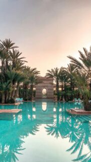 Luxury Oasis Manifestation Vision Board Aesthetic 4K Phone Wallpaper