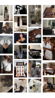 Luxury Lifestyle Manifestation Vision Board Aesthetic Wallpaper
