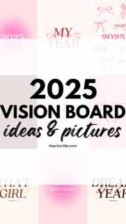 2025 Vision Board Ideas for Manifestation and Goal Setting Aesthetic Wallpaper