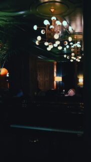 Elegant Vintage Hotel Lounge Interior Luxury Mobile Wallpaper