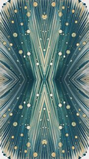 Symmetrical Mandala Energy Flow and Spiritual Awakening Wallpaper