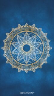 Sacred Geometry Gold Mandala Spiritual Energy Meditation Art Wallpaper