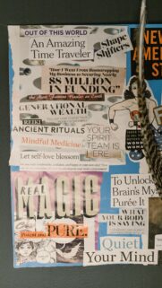 Empowering Vision Board Collage for Manifesting Abundance and Spiritual Growth Wallpaper