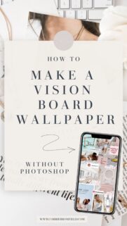 How to Create a Powerful Aesthetic Manifestation Vision Board Wallpaper