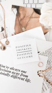 Positive Thinking Manifestation Aesthetic Law of Attraction Wallpaper