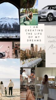 Manifestation Vision Board Aesthetic Goal Setting Wallpaper