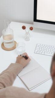 Manifestation Goal Setting Desk Aesthetic Inspiration Wallpaper