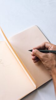 Manifestation Journaling for Goal Setting Aesthetic Phone Wallpaper