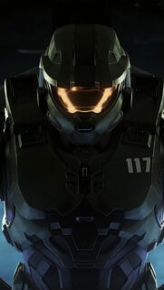 Master Chief 4K Gaming Wallpaper for Mobile – High-Quality Spartan Warrior Background