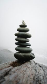 Zen Stone Stacking Meditation Energy Spiritual Aesthetic Wallpaper