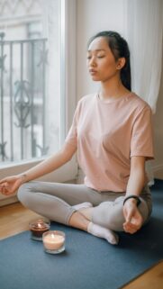 Serene Zen Meditation Yoga Energy and Mindful Wellness Wallpaper