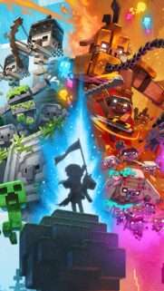 Minecraft Pixel World 4K Gaming Wallpaper for Mobile – Bestwallpapers