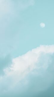 Minimalist Waxing Moon Energy Spiritual Aesthetic Phone Wallpaper