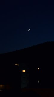 Crescent Moon Phase Spiritual Energy Aesthetic Phone Wallpaper