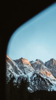 Stunning Golden Hour Snow Mountain Peak Mobile Wallpaper