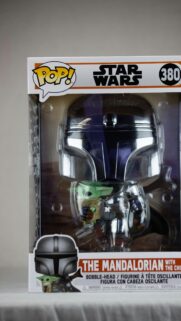 The Mandalorian and Grogu Funko Pop Collectible Mobile Wallpaper