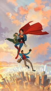 My Adventures with Superman 4K Mobile Wallpaper – Stunning Animated Hero Art