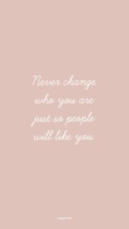 Never Change Aesthetic Typography Mobile Wallpaper – Minimalist Quote Background for Phone