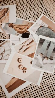 Aesthetic Photo Collage with Warm Tones Phone Wallpaper