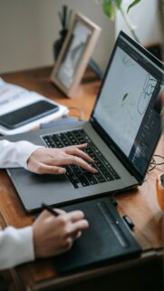 Creative Designer Digital Workspace High Quality Mobile Wallpaper