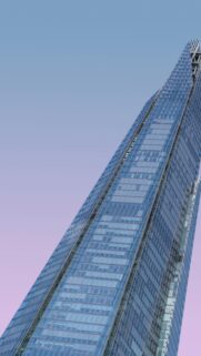 Minimalist Shard Skyscraper Glass Architecture Mobile Wallpaper