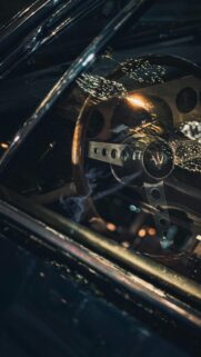 Vintage Maserati Classic Car Interior Steering Wheel Luxury Wallpaper