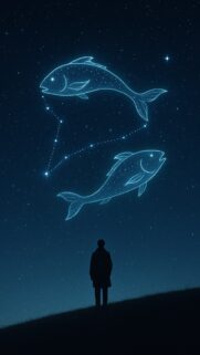 Pisces Zodiac Constellation Aesthetic Dreamy Night Sky Wallpaper