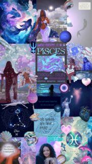 Dreamy Pisces Aesthetic Zodiac Manifestation Art Wallpaper