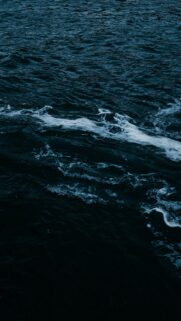 Ethereal Pisces Water Zodiac Sign Deep Blue Ocean Wallpaper