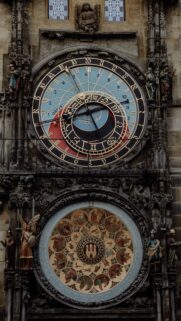 Prague Astronomical Clock Pisces Zodiac Spiritual Aesthetic Wallpaper