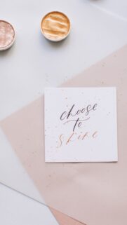 Choose to Shine Positive Affirmation Vision Board Manifestation Aesthetic Wallpaper