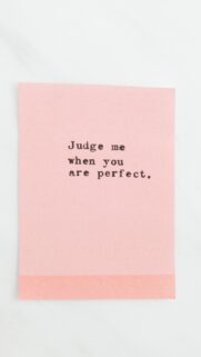 Judge Me When You Are Perfect Manifestation Aesthetic Quote Wallpaper