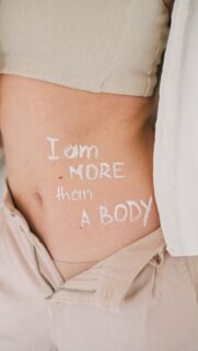 Positive Affirmation I Am More Than A Body Manifestation Wallpaper