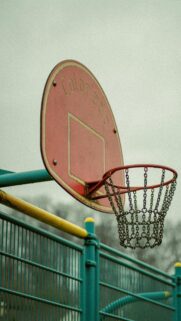 Vintage Colorado Basketball Hoop Outdoor Court Mobile Wallpaper